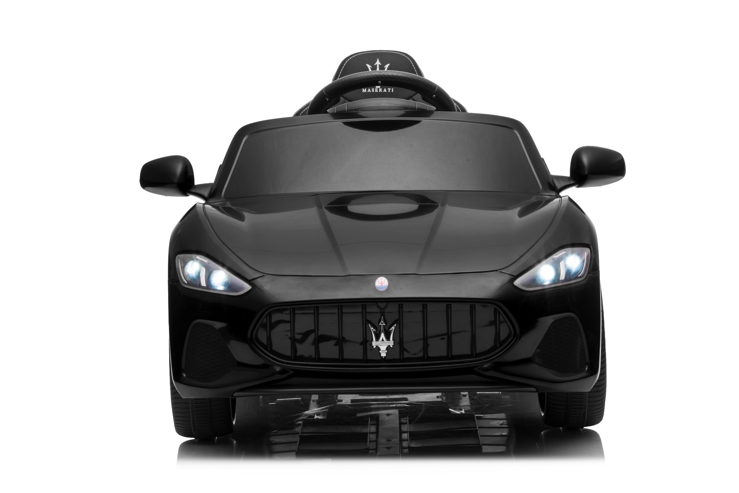 Auto Macchina Elettrica per Bambini 12V Maserati GranCabrio con sedile in  pelle