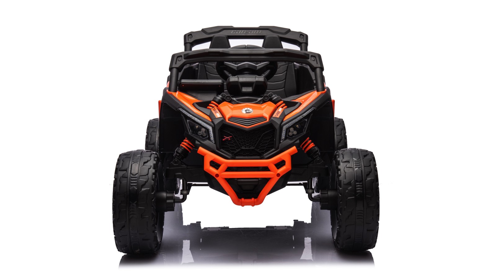 Auto Macchina Elettrica per Bambini 24V UTV CAN AM MAVERICK  Telecomando 2 Motori da 200W Orange