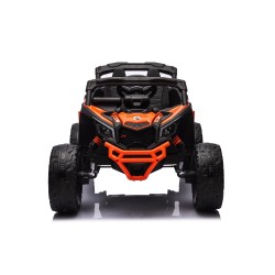 Auto Macchina Elettrica per Bambini 24V UTV CAN AM MAVERICK  Telecomando 2 Motori da 200W Orange