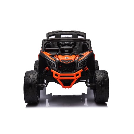 Auto Macchina Elettrica per Bambini 24V UTV CAN AM MAVERICK  Telecomando 2 Motori da 200W Orange