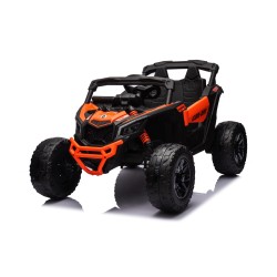 Auto Macchina Elettrica per Bambini 24V UTV CAN AM MAVERICK  Telecomando 2 Motori da 200W Orange