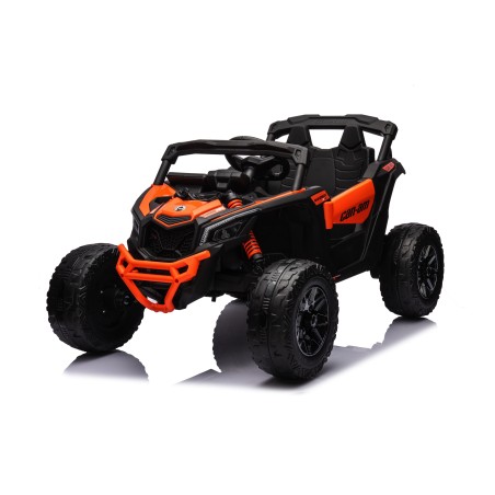 Auto Macchina Elettrica per Bambini 24V UTV CAN AM MAVERICK  Telecomando 2 Motori da 200W Orange