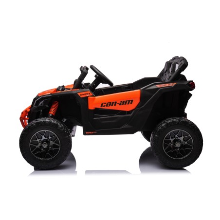 Auto Macchina Elettrica per Bambini 24V UTV CAN AM MAVERICK  Telecomando 2 Motori da 200W Orange