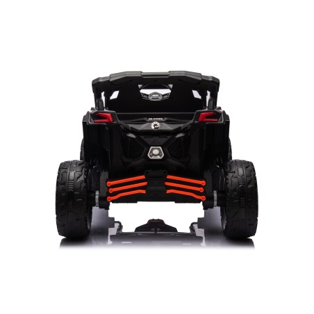 Auto Macchina Elettrica per Bambini 24V UTV CAN AM MAVERICK  Telecomando 2 Motori da 200W Orange