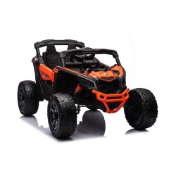 Auto Macchina Elettrica per Bambini 24V UTV CAN AM MAVERICK  Telecomando 2 Motori da 200W Orange