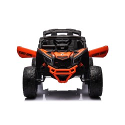 Auto Macchina Elettrica per Bambini 24V UTV CAN AM MAVERICK  Telecomando 2 Motori da 200W Orange