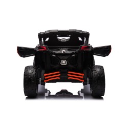 Auto Macchina Elettrica per Bambini 24V UTV CAN AM MAVERICK  Telecomando 2 Motori da 200W Orange