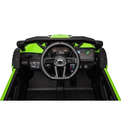 Auto Macchina Elettrica per Bambini 24V UTV CAN AM MAVERICK Full Optional Telecomando 2 Motori da 200W Porte Apribili Verde