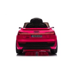 Auto Macchina Elettrica per Bambini 12V Audi SQ8 e-tron Sedile Pelle con Telecomando Cintura di Sicurezza Porte Apribili Rosa