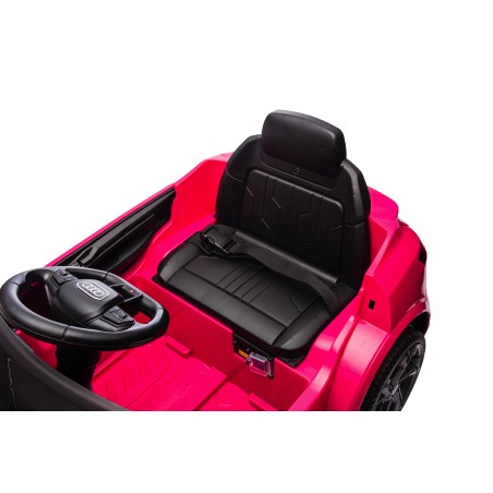 Auto Macchina Elettrica per Bambini 12V Audi SQ8 e-tron Sedile Pelle con Telecomando Cintura di Sicurezza Porte Apribili Rosa