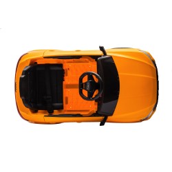 Auto Macchina Elettrica per Bambini 12V Audi SQ8 e-tron Sedile Pelle con Telecomando Cintura di Sicurezza Porte Apribili Giallo